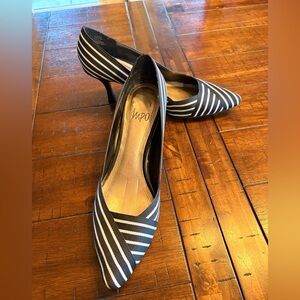 Impo Vault Striped Women's Heels - Size 8 1/2 - Uptown Girl, Baddie, Sexy